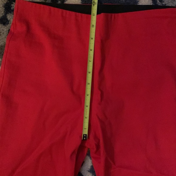 Like new ladies red stretch ankle pants - Picture 5 of 8